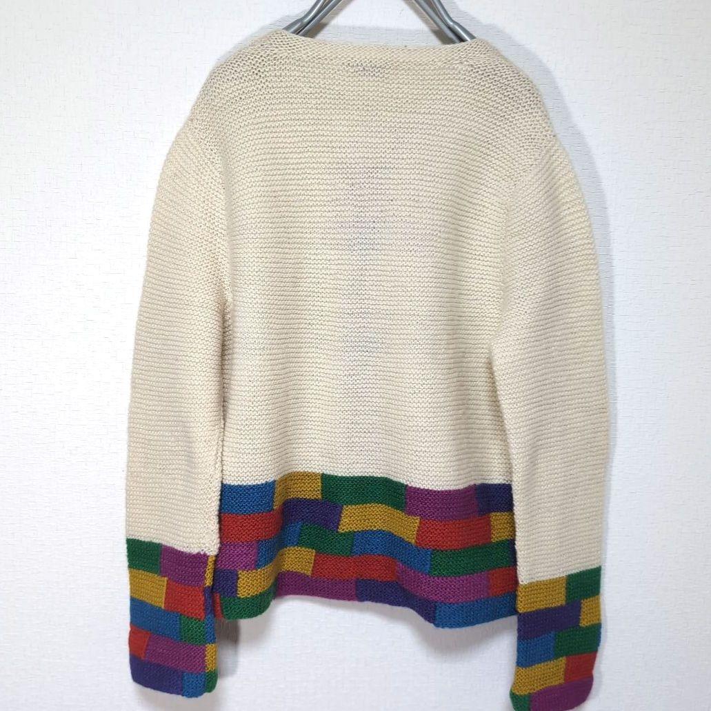 クラフトヒロ Craft hiro ニット カーディガン マルチカラー - メルカリ