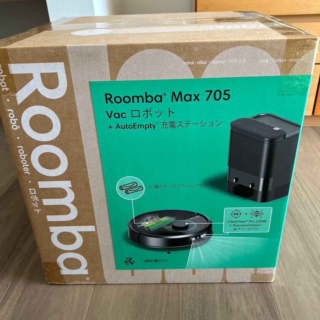 ルンバ　Roomba Max 705 ロボット掃除機　新品未開封 Roomba Max 705 Vac ロボット + AutoEmpty 充電ステーション | アイ