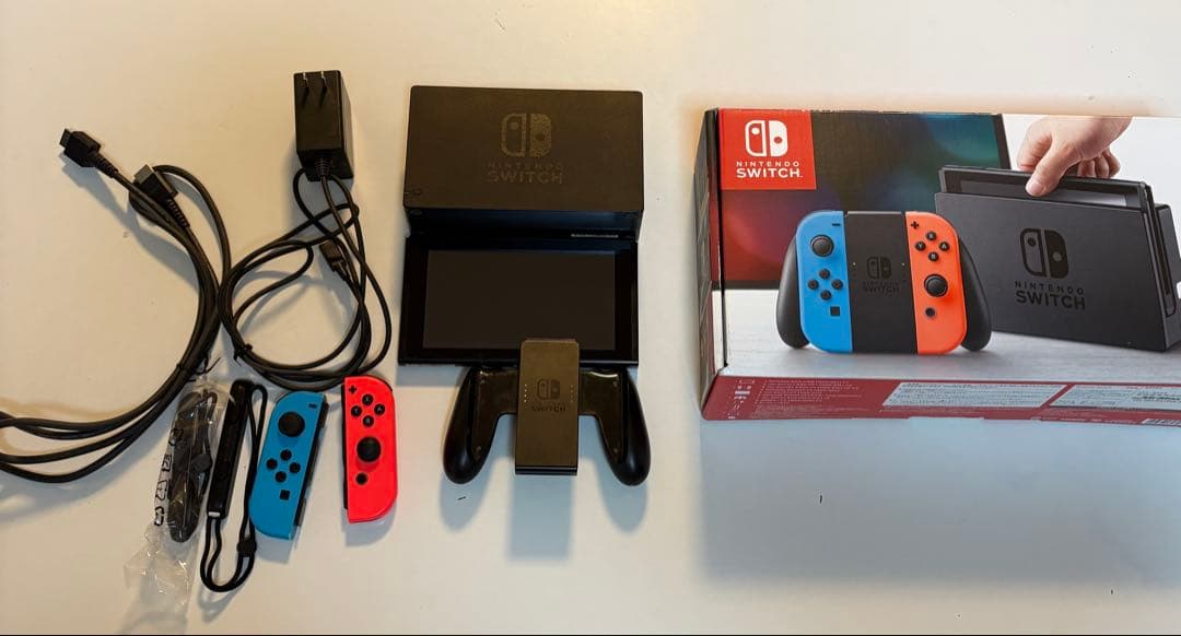 Nintendo Switch 本体 ネオンブルー・レッド ジャンク - メルカリ