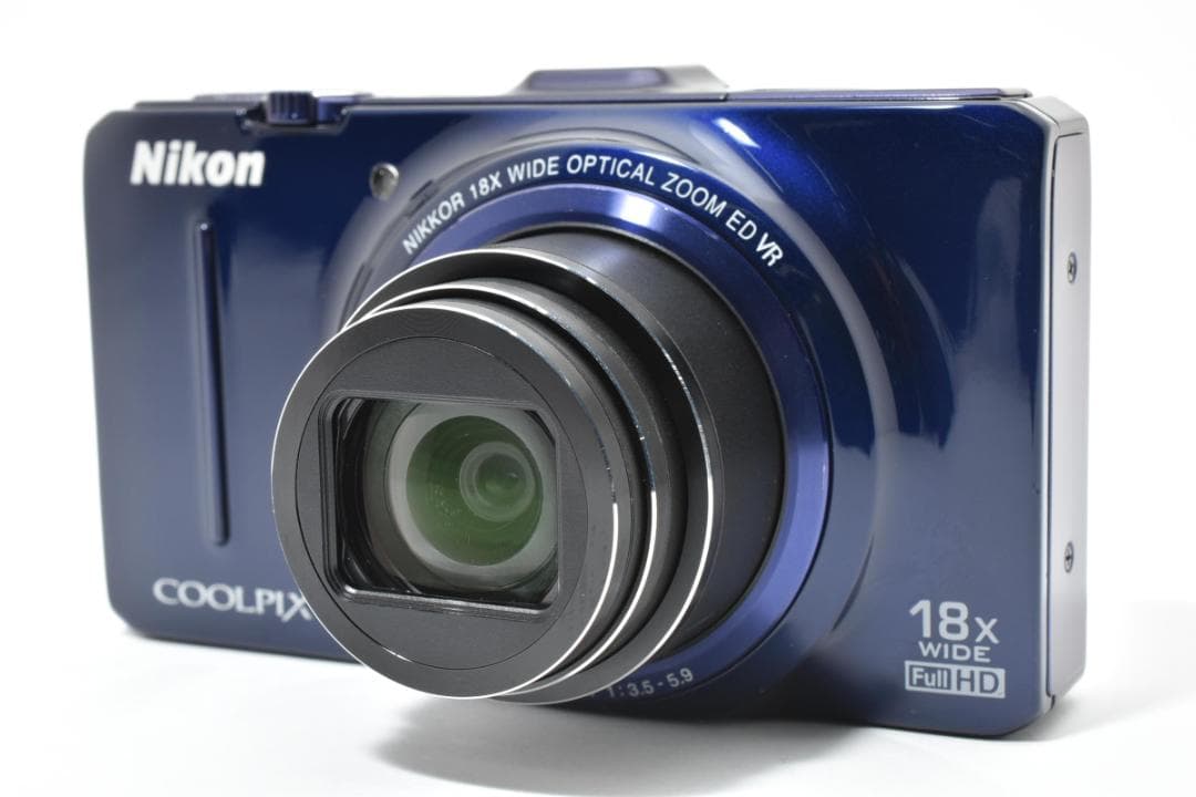 《 美品 》 ニコン　Nikon COOLPIX S9300 ブルー 動作確認済