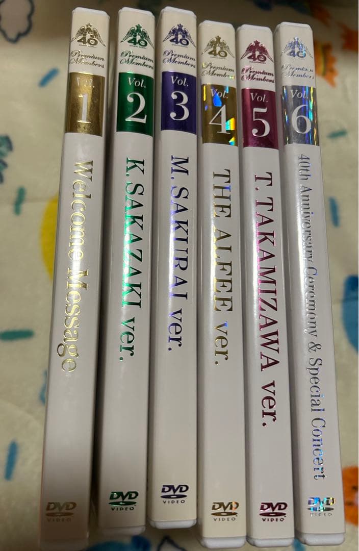 THE ALFEE 40周年 プレミアムメンバーズ DVD THE ALFEE 40周年アニバーサリー プレミアムメンバーズ DVDセット