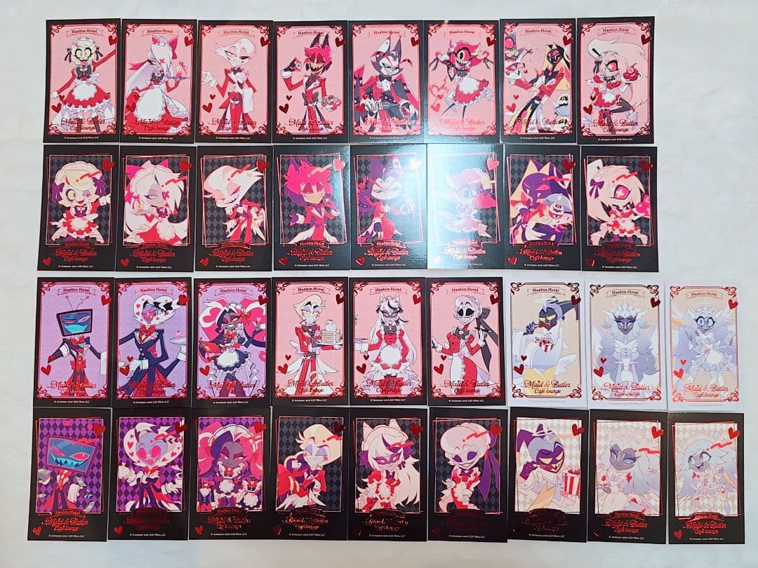 ハズビンホテル アニメイトカフェ 箔押しカード コンプリート - メルカリ