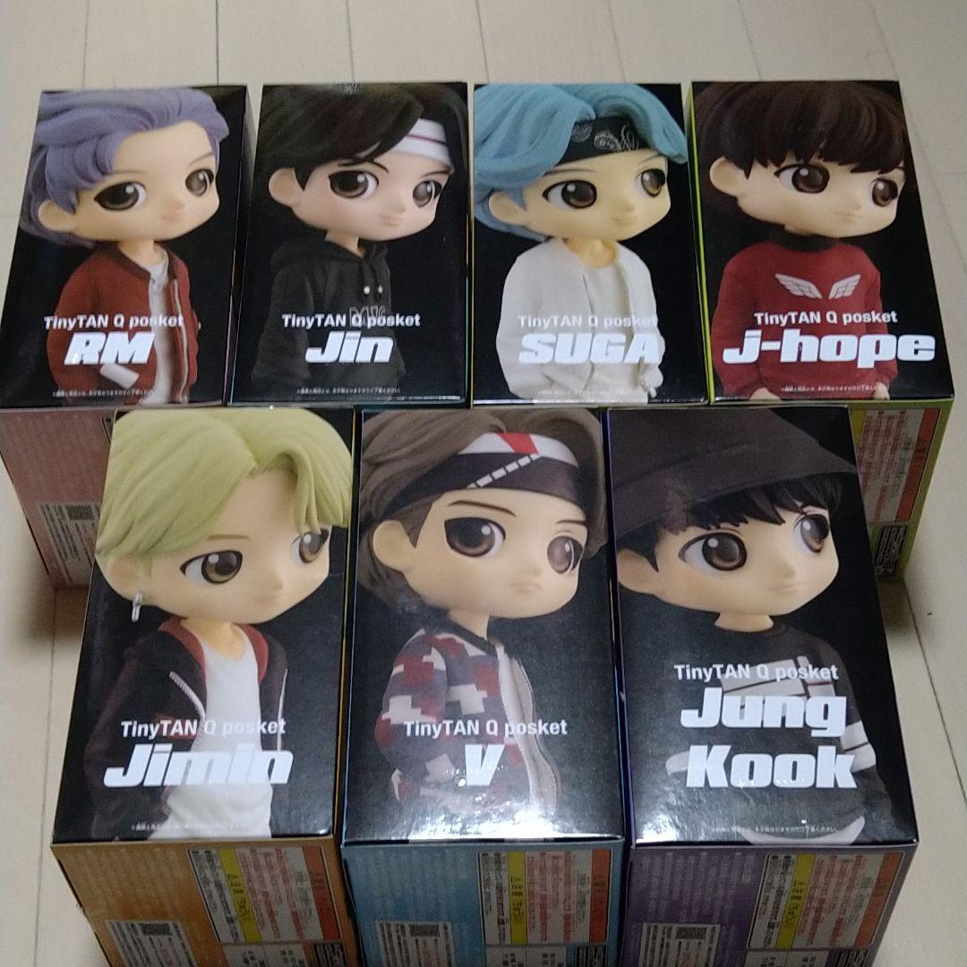 BTSフィギュア7体セットAタイプ - メルカリ