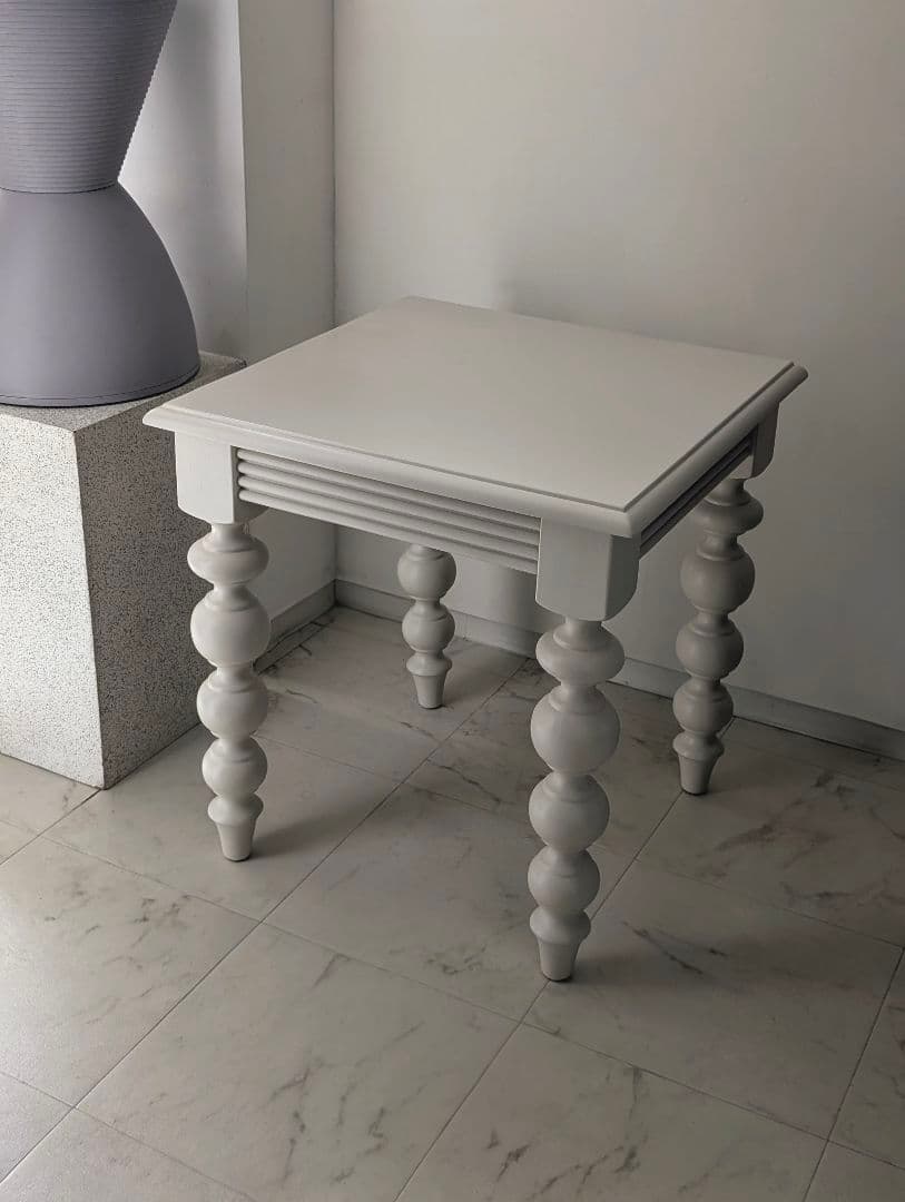 USED フレンチアンティークデザイン ミニ サイドテーブル マットホワイト 楽天市場】マチルドエム サイドテーブルフランス シャビー シャビー