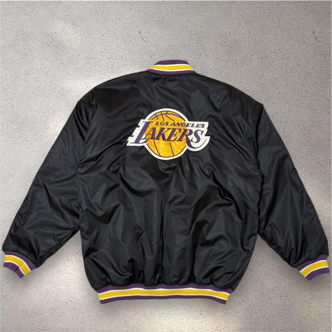 希少 大きめ2XL】Reebok×Lakers NBA スタジャン ジャケット