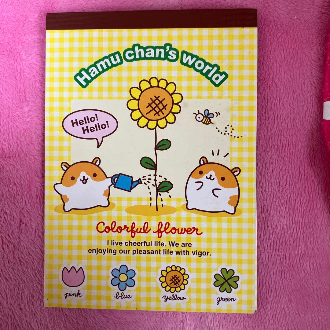 使用品 ハムちゃんずワールド メモ帳 平成レトロ - メルカリ