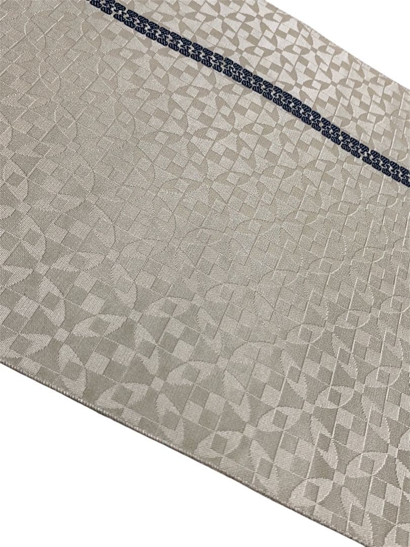 ̮⃝ 幾何学模様 ジッパー 博多織 名古屋帯 - メルカリ