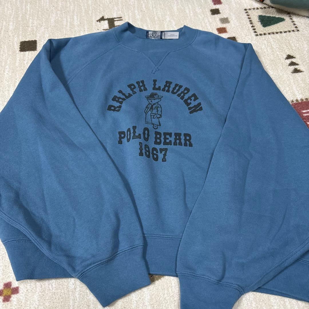 完売品　poloベア ポロベア オーバーサイズ フリース クルーネック Polo ベア オーバーサイズ フリース クルーネック