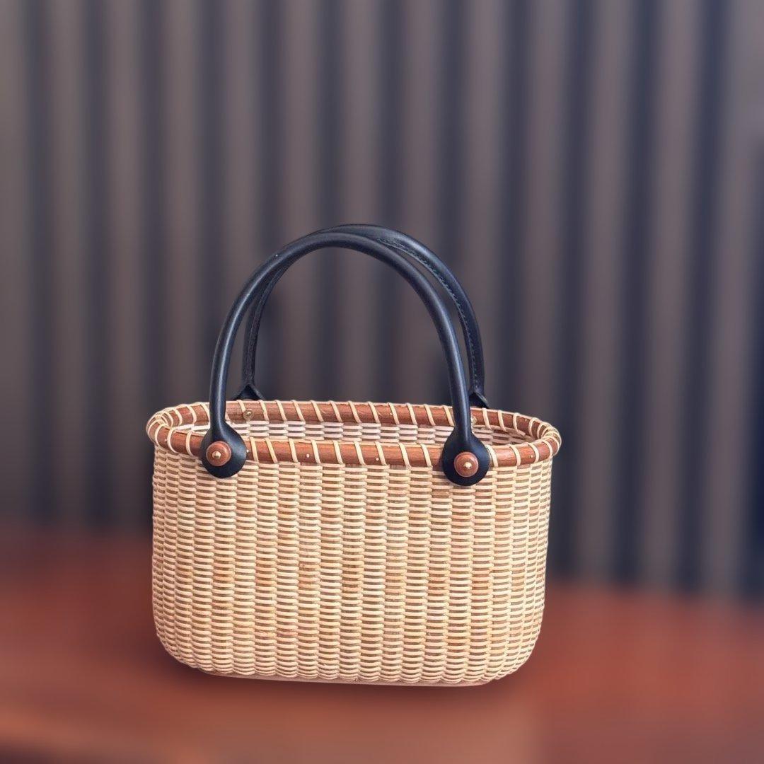 ナンタケットバスケット　タッパーズ　オープンバスケット ナンタケットバスケット 1980年代 アメリカ東海岸、ナンタケット島の