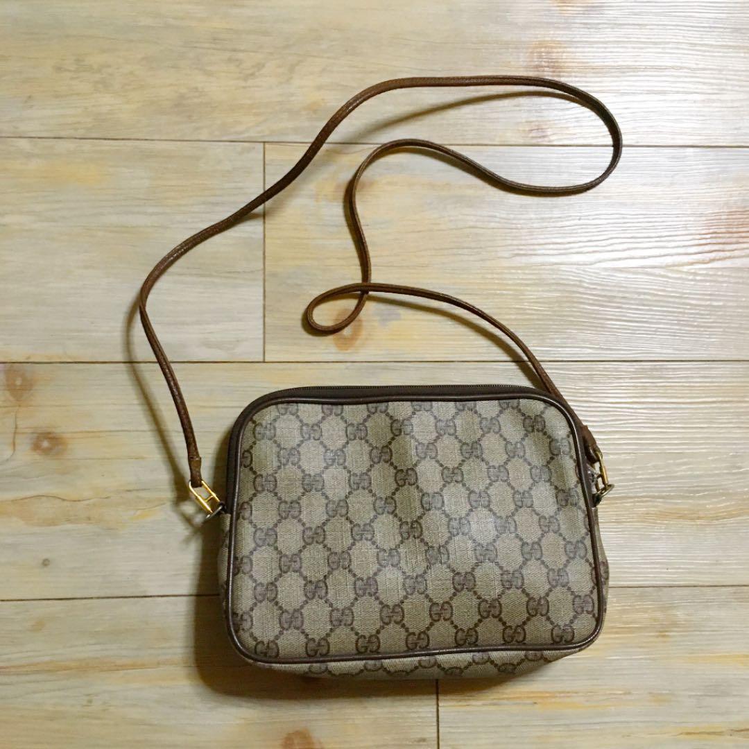 オールドグッチ GGスプリーム アクセコ 紙タグ ミニショルダーバッグ