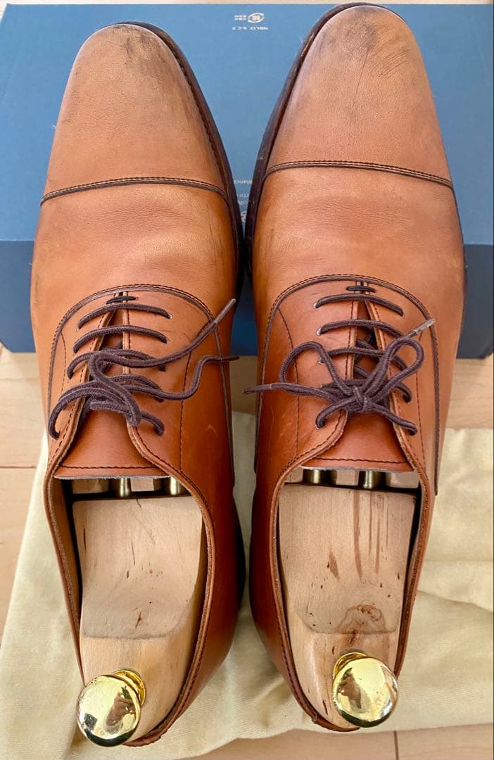 スコッチグレイン匠 ストレートチップ ライトブラウン 25.5cm - メルカリ