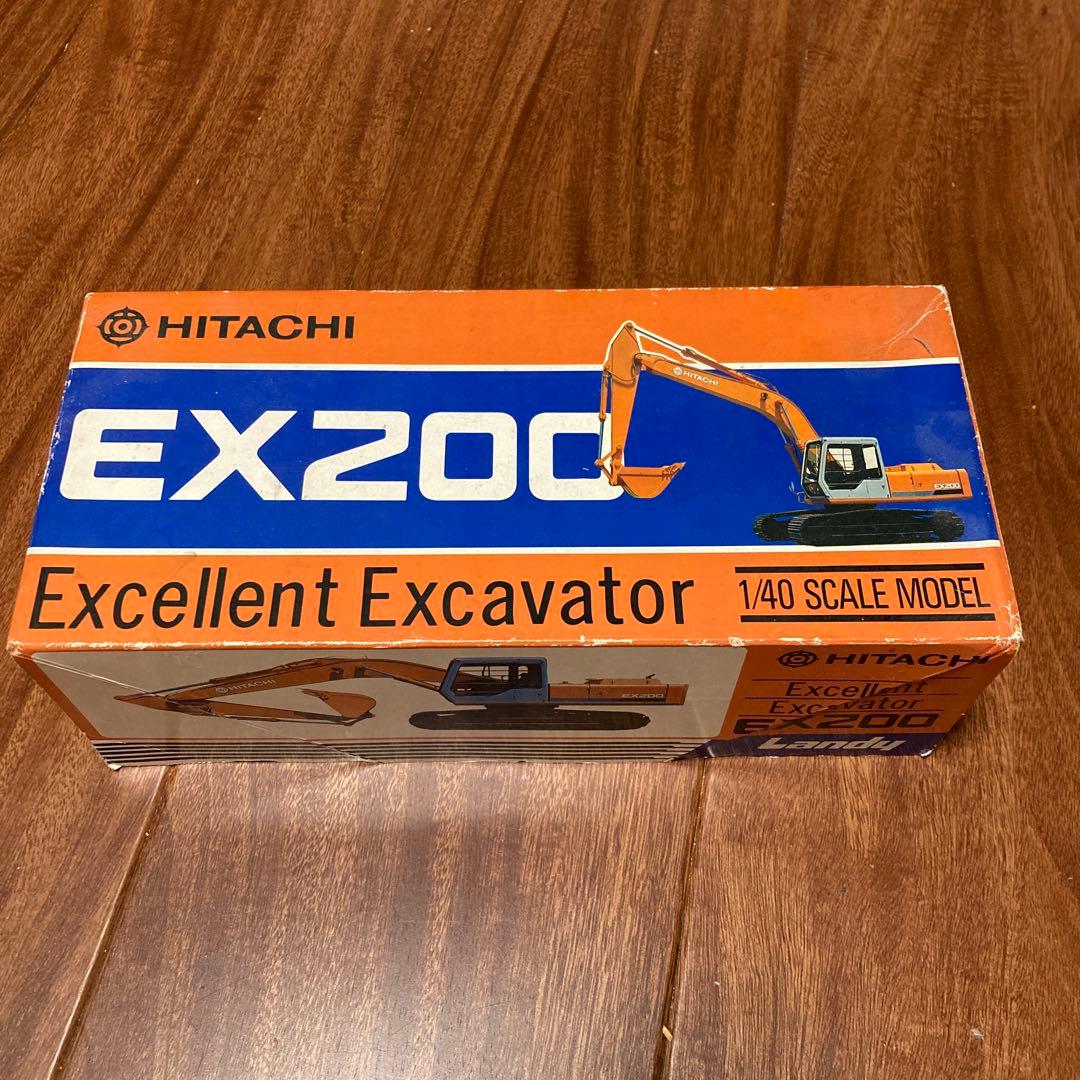 新品 HITACHI EX200 1/40 SCALE MODEL Landay Hitachi Zaxis 200 Excavator - 1/40 - Shinsei - China - MIB | eBay