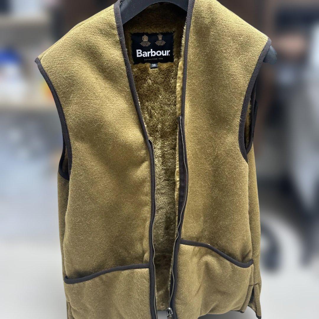 最終値下Barbour ライナー　ML0004 サイズ38 Barbour ライナー MLI0004 WARM PILE WAISTCOAT ZIP IN LINER (Barbour