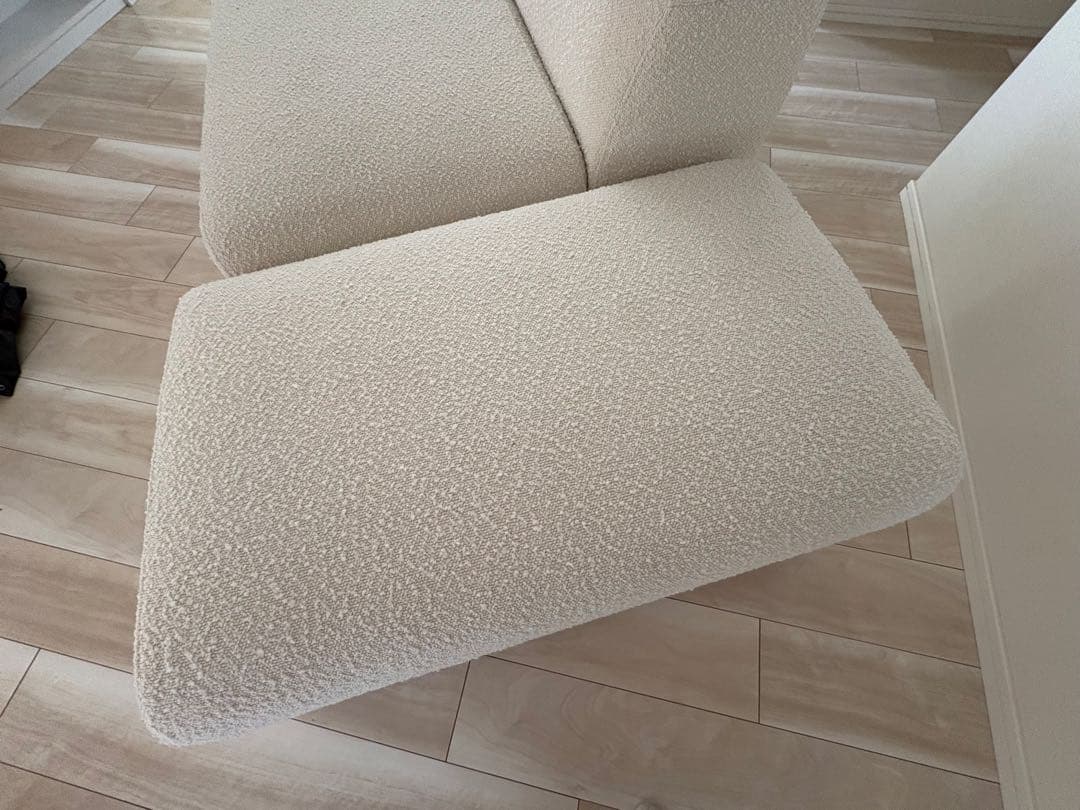 smoo moaninブークレ生地 オットマン - メルカリ