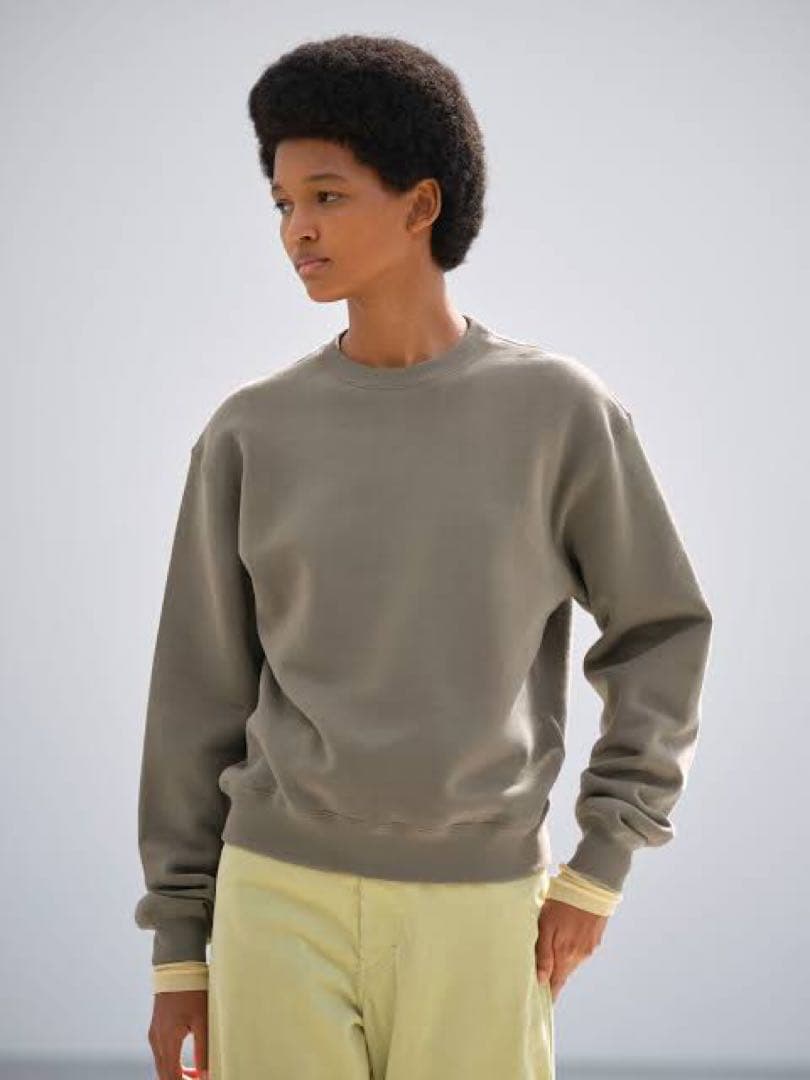 新品未使用　Auralee smooth soft sweat スウェット Namu Shop - Auralee Smooth Soft Sweat Pullover - Ivory