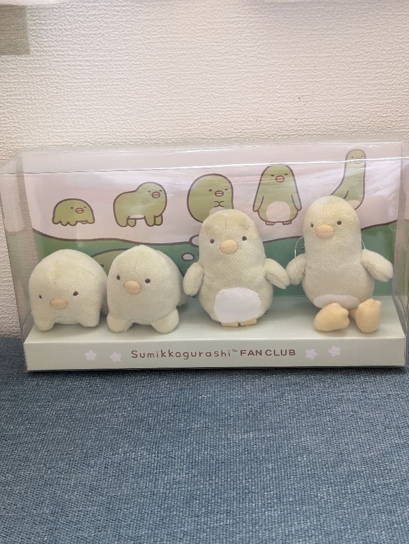 すみっコぐらし FC限定てのりぬいぐるみセット ぺんぎん？ 進化 - メルカリ