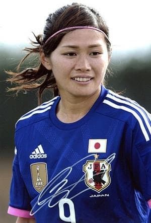 サッカー日本代表女子 川澄 奈穂美 なでしこジャパン 直筆サイン入り
