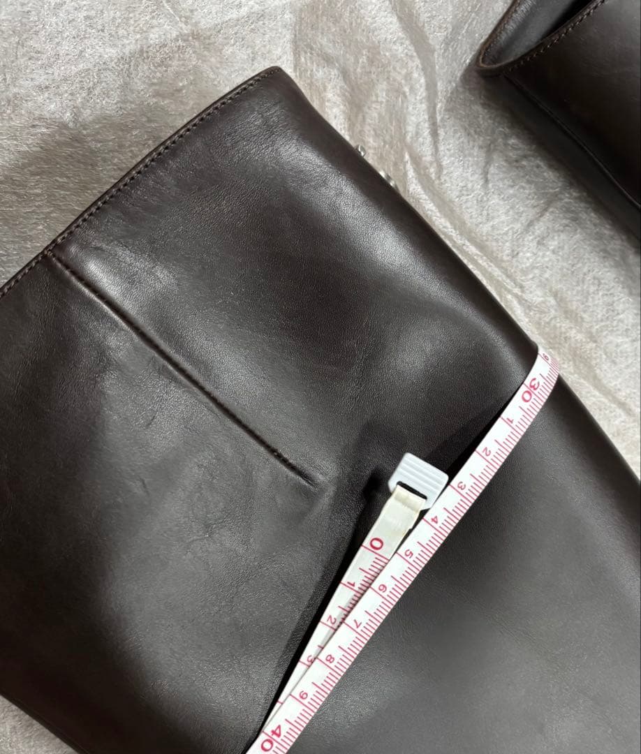 専用　フェラガモ　ダークブラウン ロングブーツ　6.5 23.5cm ガンチーニ