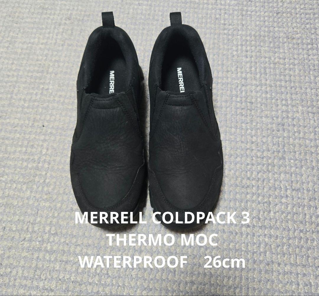 靴 MERRELL COLDPACK 3 THERMO MOC WATERPROOF Merrell Men's Coldpack 3 Thermo Moc Waterproof Moccasin