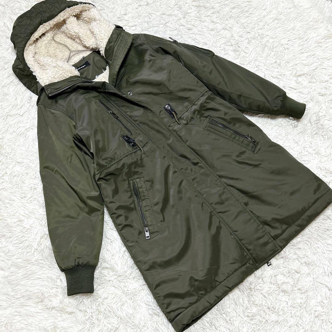 中古・古着通販】DIESEL (ディーゼル) W-RAIKAモッズコート カーキ