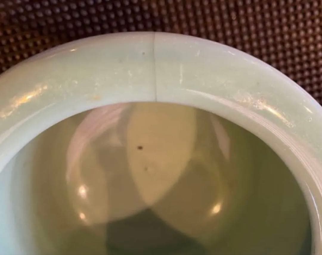 アンティーク・訳あり・青磁三脚香炉・白磁剣山付 2点セット レア