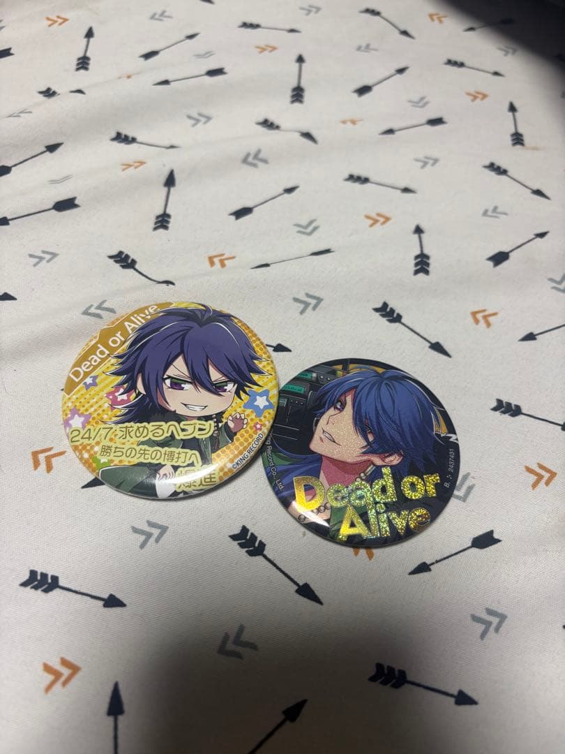 ヒプノシスマイク(ヒプマイ)有栖川 帝統 缶バッジ2つ - メルカリ