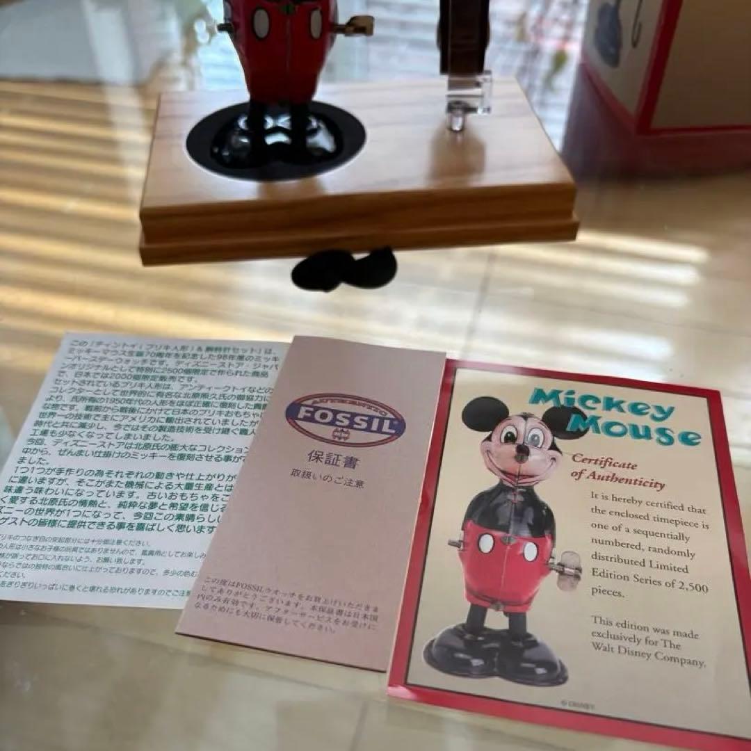 ヴィンテージ ディズニーミッキー70 周年バースデイティントイ＆腕時計