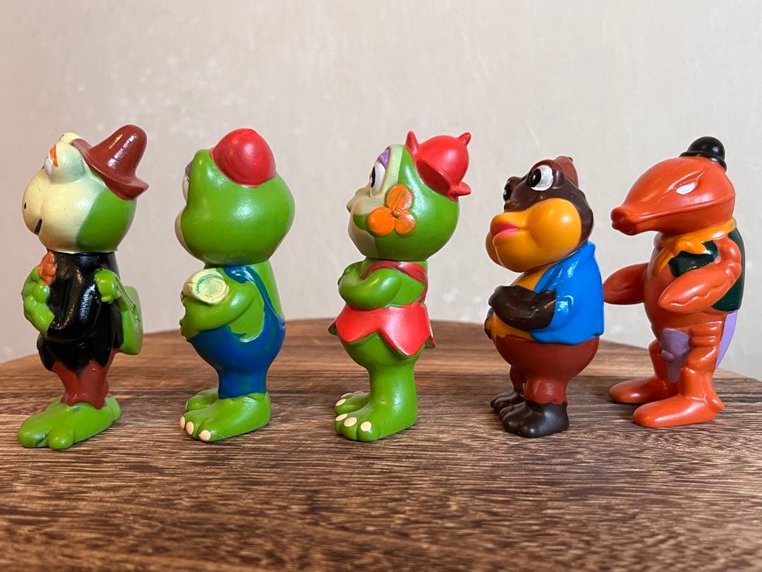 《レア・美品》「けろっこデメタン」 ソフビ　5体セット タツノコプロ