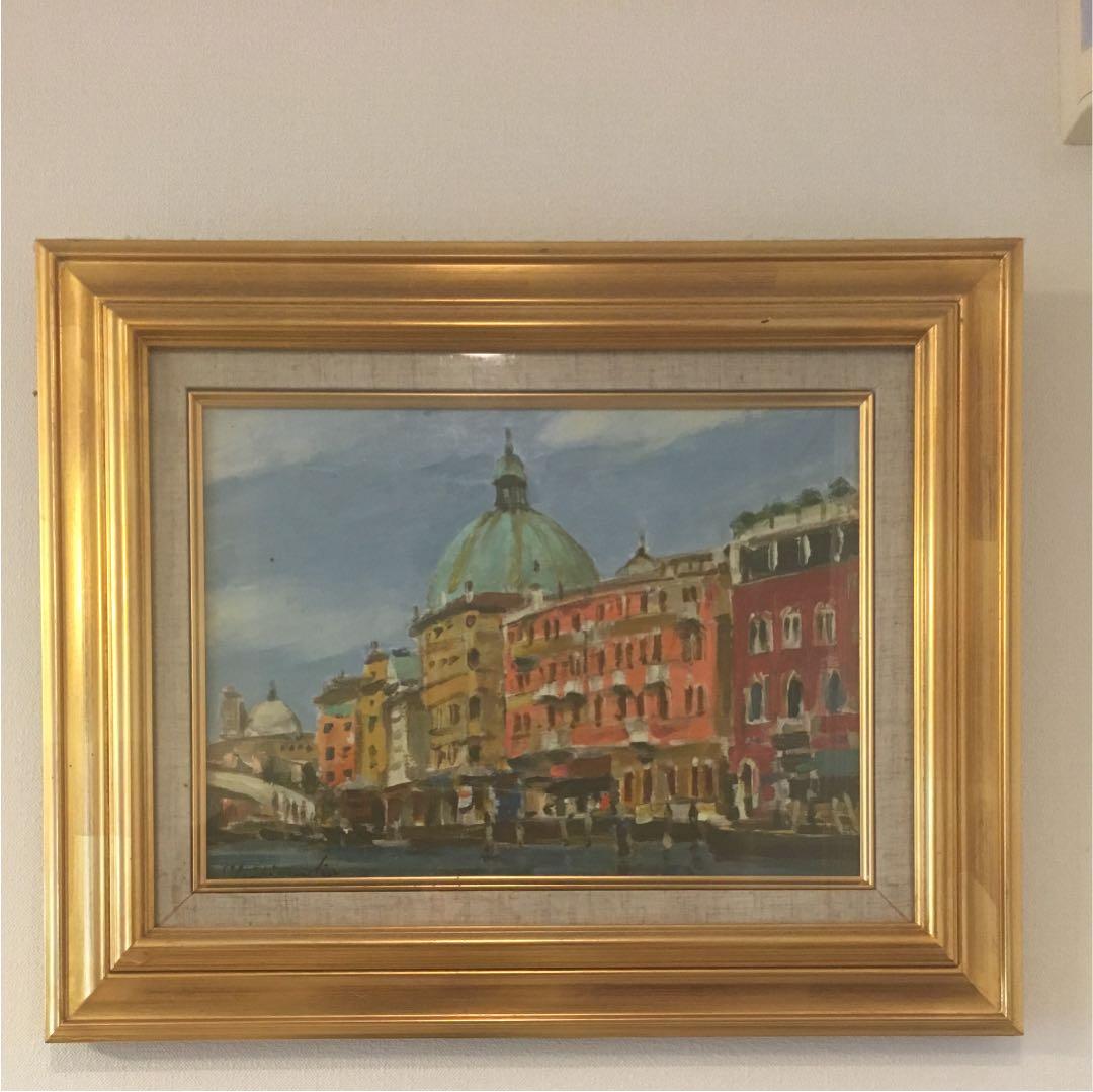 謹賀新年！大人気の高級油絵 絵画！ 楽天市場】絵画 油絵 大正池と穂高 （山口新平） 送料無料 【海・山