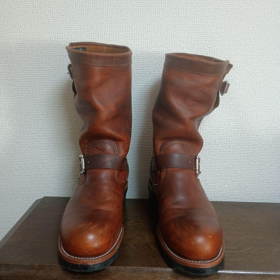 7.5E CHIPPEWA レザー　エンジニアブーツ ワークブーツ　チペワ