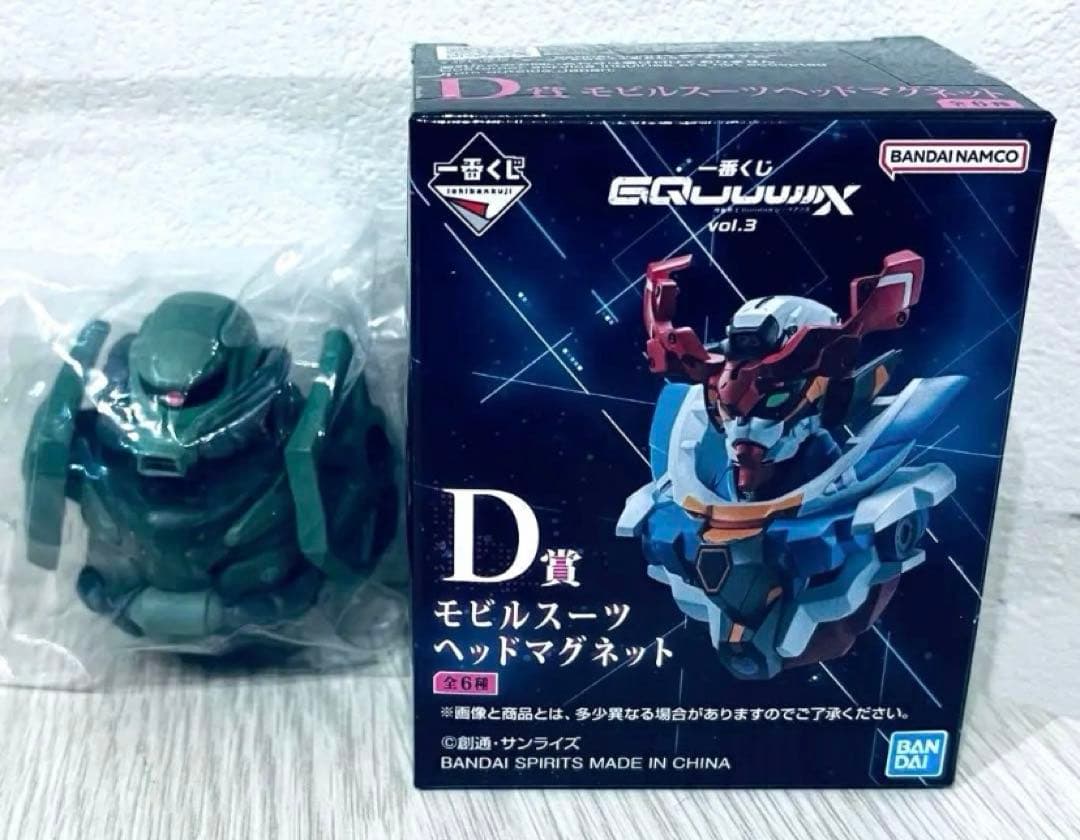 一番くじ ジークアクス D賞 モビルスーツヘッドマグネット ザク - メルカリ