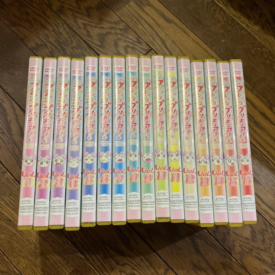 フレッシュプリキュア dvd 全巻 フレッシュプリキュア！ DVD 全16巻 全巻セット レンタル落ちの通販 by