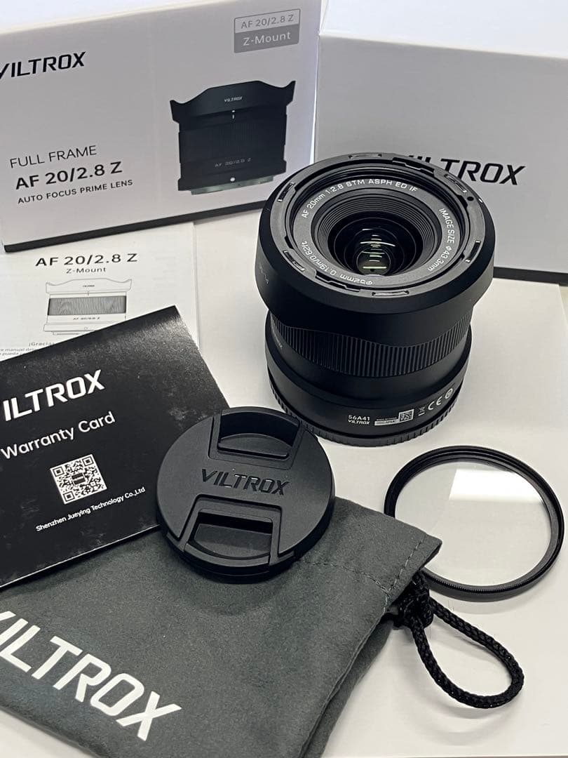 【超美品】VILTROX AF 20/2.8 Z 初期対応あり　原則当日発送 Viltrox AF 20mm f/2.8 full-frame lens for Nikon Z-mount officially