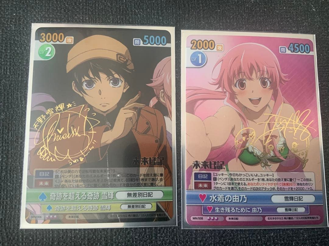 えすのサカエサイン色紙複製未来日記