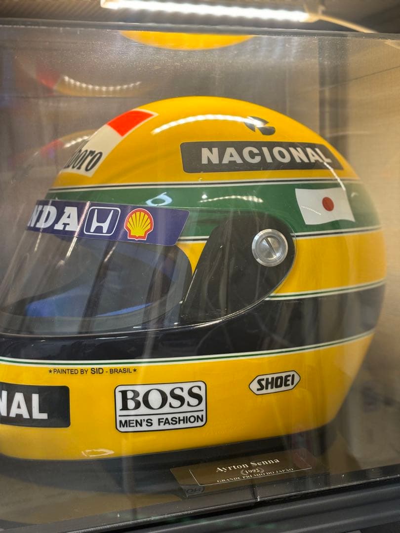限定100点 アイルトン・セナ 1992 日本GP レプリカヘルメット 証明書付