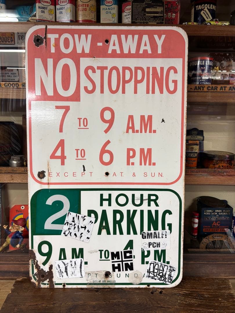 LAストリート看板琺瑯製