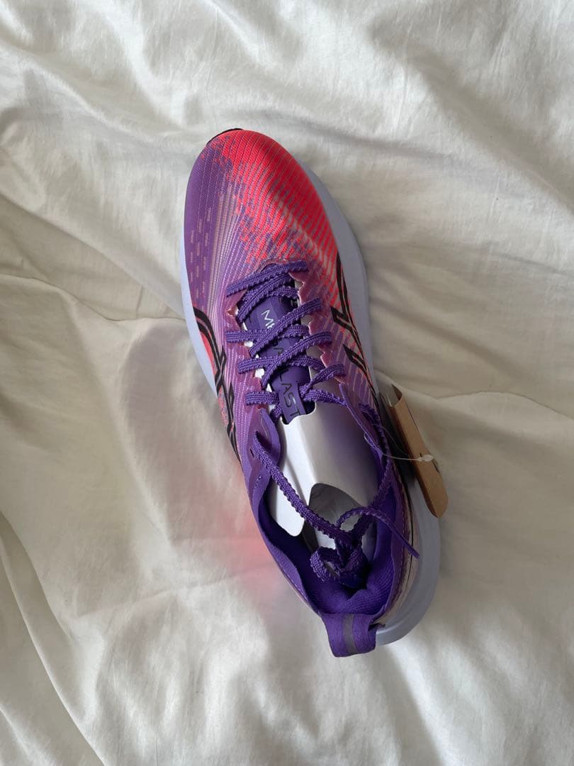 新品ASICS MEGABLAST 25.0cm EDOPURPLE/BLACK