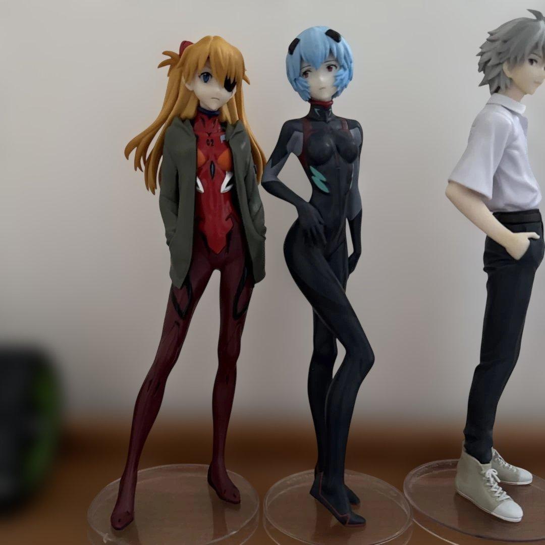 大特価品！】エヴァンゲリオンフィギュア7体＆クリアファイルセット