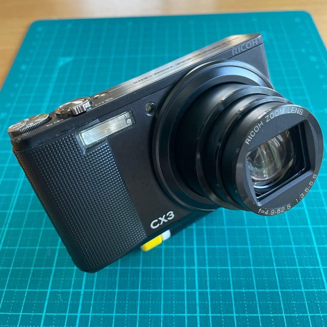 RICOH リコー CX3 ブラック オールドコンデジ SDカード付 訳あり品