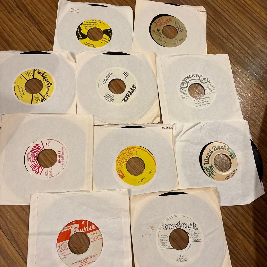 レゲエ7インチ ルーツ系再発盤 まとめ売り80枚くらい＋レア盤数枚
