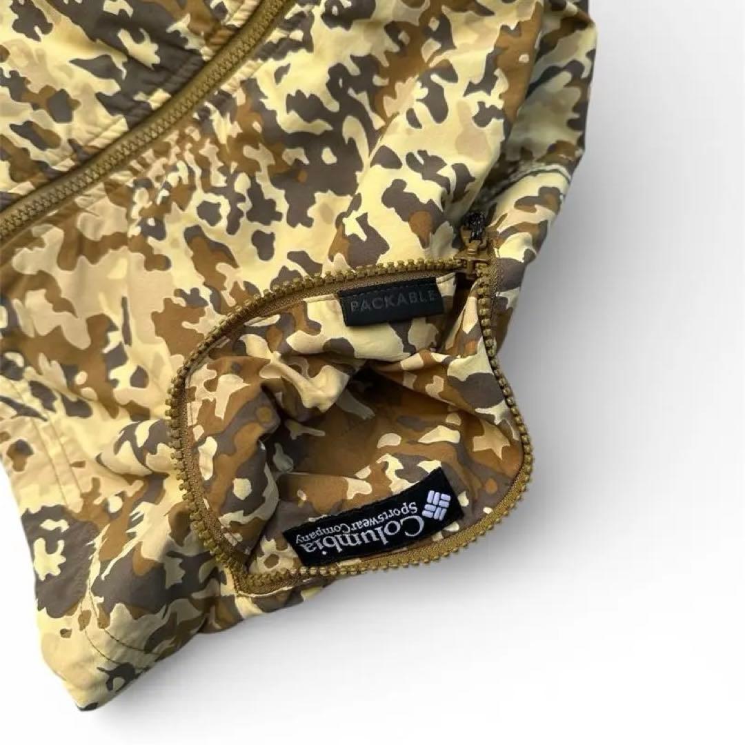 コロンビア X.C.O. デザートカモ ナイロンジャケット M 短丈 y2k