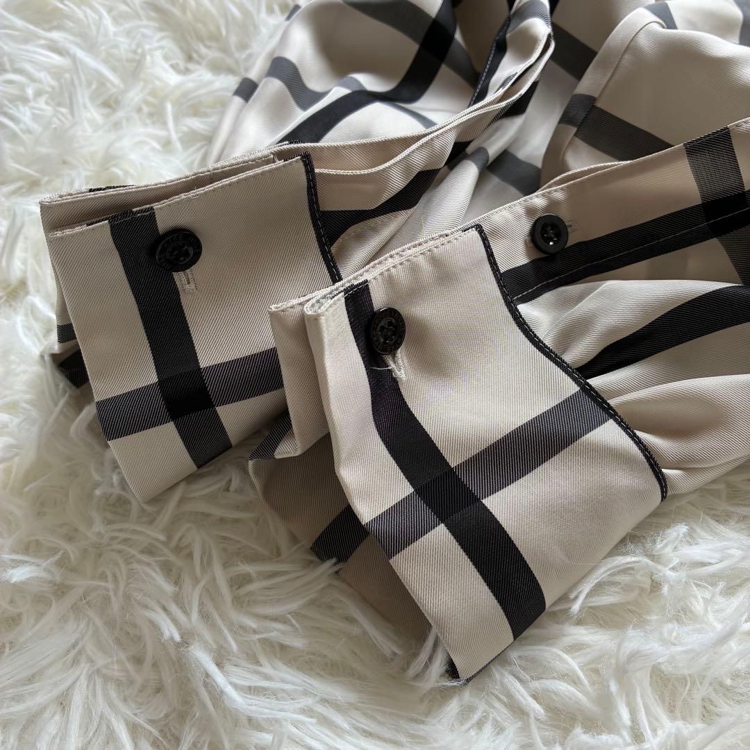 美品✨HYKE ハイク ボウタイブラウス サイズ2 ベージュ チェック柄