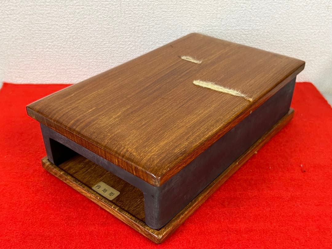 文房具 古美術 長方型抄手硯 端溪硯 書/C8/33