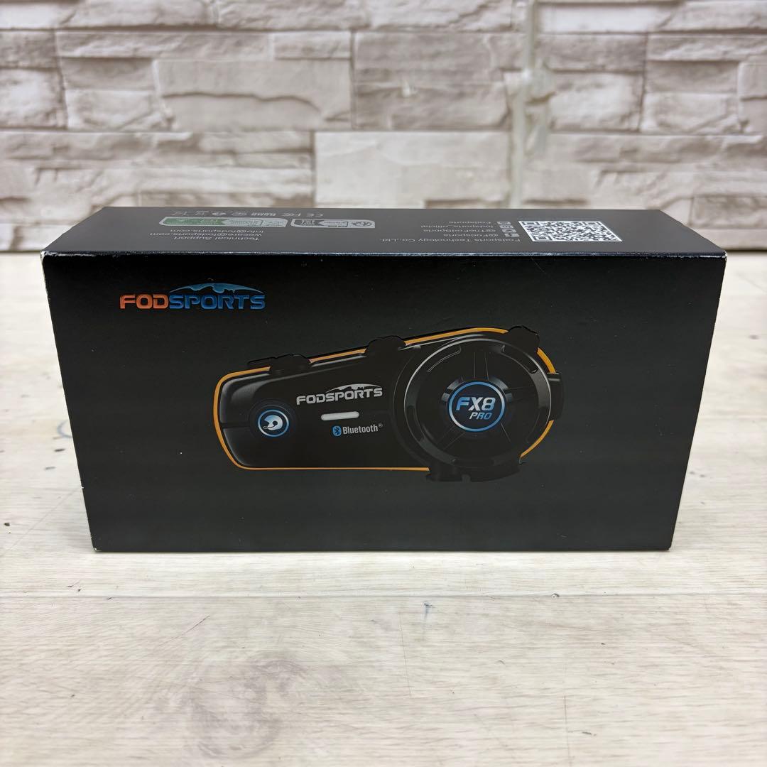 美品 FODSPORTS FX8 PRO バイク用 Bluetooth インカム FODSPORTS FODSPORTS FX8 PRO 正規品 バイク用インカム バイク用品