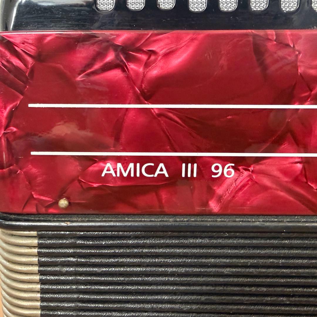 HOHNER AMICA Ⅲ 96 アコーディオン 96ベース ホーナー 赤 - メルカリ