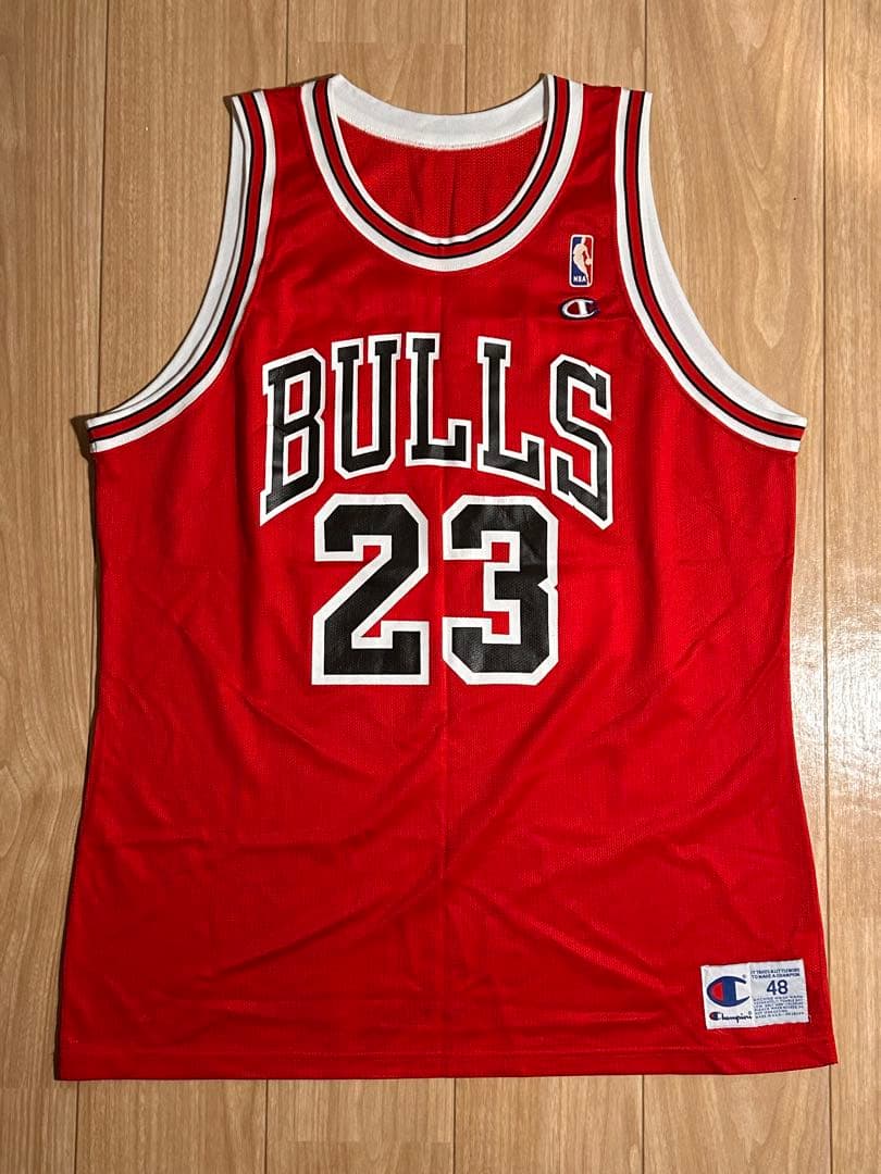 90s USA製Champion Bulls Jordan 23 ユニフォーム Vintage 90s Champion Chicago Bulls Michael Jordan #23 NBA Jersey