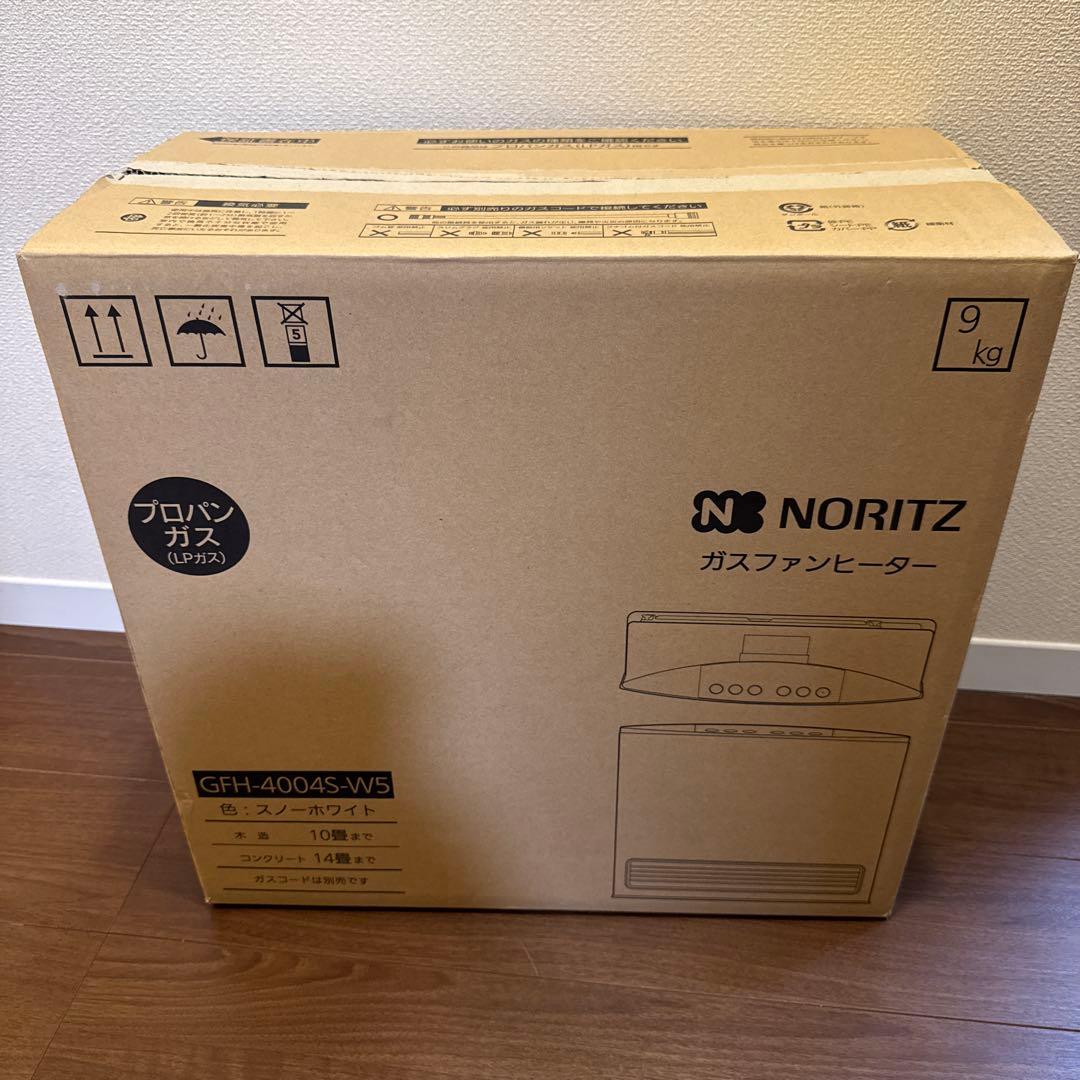 ノーリツ　ガスファンヒーター GFH-4004S-W5 5mガスホース付き ノーリツ ガスファンヒーター GFH-4004S-W5 5mガスホース付き www