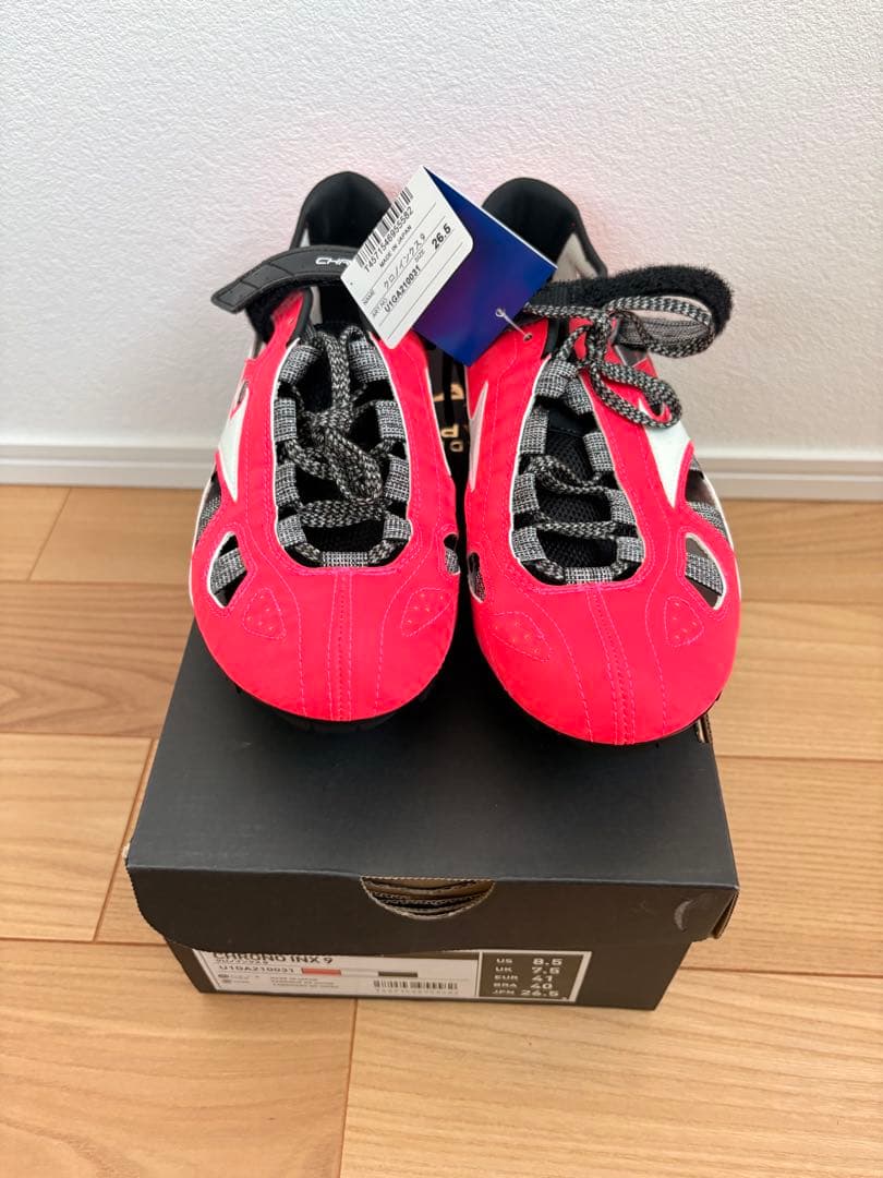 新品未使用　クロノインクス9 ミズノ　陸上スパイク　26.5 トップスプリンターに愛され続ける 陸上短距離スパイク「クロノ