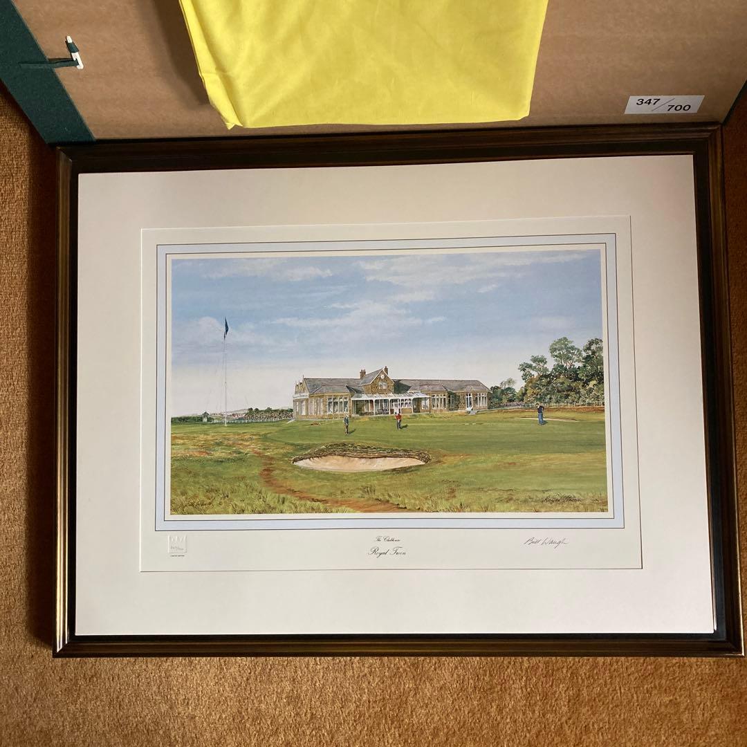 全英オープン 有名ゴルフコース リトグラフ全7枚セット Bill Waugh