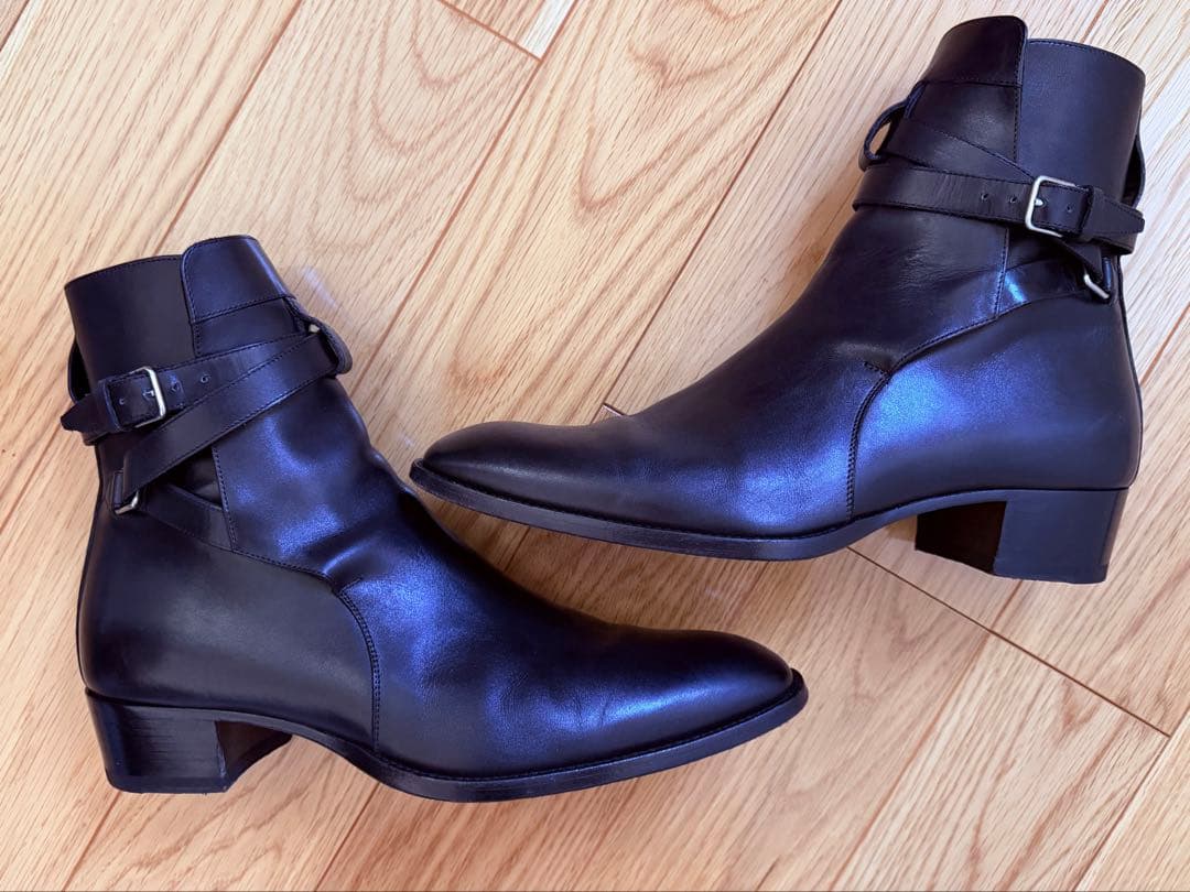 サンローランパリ SAINT LAURENT PARIS ブーツショー 26.5 SAINT LAURENT - 美品 サンローラン パリ SAINT LAURENT PARIS ブーツ